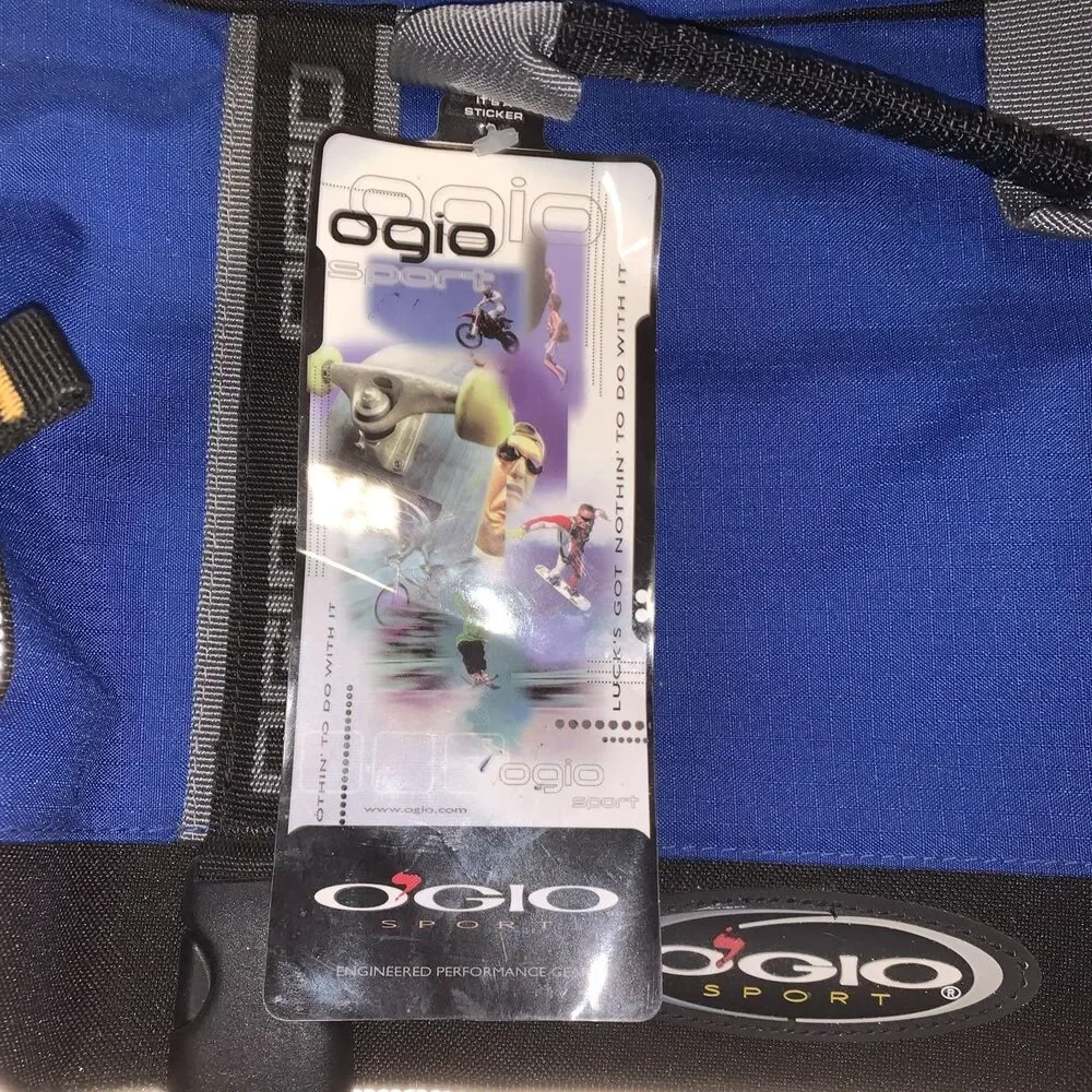 OGIO Sport Bag Black Blue Gym Athletic Hand Carry All Laptop